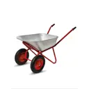 Строительная тачка Бизон двухколесная 250кг 110л