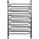Полотенцесушитель водяной Ника Curve (Г) 40x80 см 1/2" нержавеющая сталь