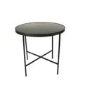 Журнальный столик круглый Callisto mobili 60x60x57 см коричневый