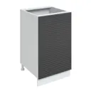 Напольный шкаф Storys 50x82x57 см МДФ цвет черный