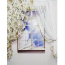Тюль на шторной ленте 4093-01 бежевый, 180x300 см, цвет бежевый