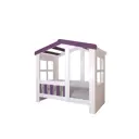 Кровать Рв-мебель Астра 165x160x89.6 см ЛДСП цвет фиолетовый/белый