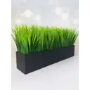 Осока в деревянном ящике Подар.Ок Home черный 9x9x45 см