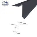 Ветровая планка Артстройсити 68x90x2000мм RAL 7024 серый антрацит