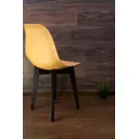 Комплект стульев 2 шт Zip-Mebel Сашш 45x83x46 см ABS-пластик цвет персиковый/черный