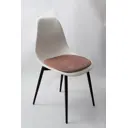 Комплект стульев 3 шт Zip-mebel Туссе 45x83x46 см велюр цвет белый/розовый/черный