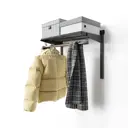 Вешалка для одежды Tacit PS.1.B 65x48x35 см цвет черный