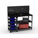 Стол-верстак Metalex 117159 950x1500x600 мм, максимальная нагрузка до 260 кг, с комплектом аксессуаров