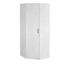 Шкаф распашной Мебельная фабрика 1+1 90x220.4x90 см ЛДСП цвет молокай