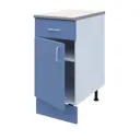 Напольный шкаф Нокса Феликс с ящиком 58x13x76 см ЛДСП цвет голубая лагуна
