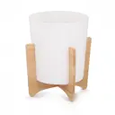 Кашпо Алессия Альтернатива 17 см 1.8 л пластик белый