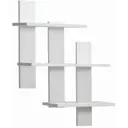 Полка настенная Vnk ЛДСП 835x156x930 цвет белый