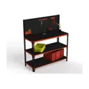 Стол-верстак Metalex 111083 950x1100x400 мм, максимальная нагрузка до 260 кг, с комплектом аксессуаров