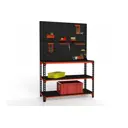 Стол-верстак Metalex 111157 950x1300x600 мм, максимальная нагрузка до 260 кг, с комплектом аксессуаров