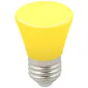 Лампа светодиодная Volpe Décor Color E27 колокольчик Лм 1 Вт желтый