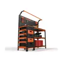 Стол-верстак Metalex Sun 111440 950х1200х400 мм, максимальная нагрузка до 260 кг, с комплектом освещения