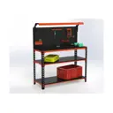 Стол-верстак Metalex Sun 111535 950x1000x600 мм, максимальная нагрузка до 260 кг, с комплектом освещения