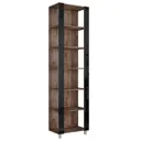 Стеллаж деревянный Мебельная компания е1 35x240x60 см нагрузка до 25 кг лдсп цвет крафт табачный