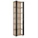 Стеллаж деревянный Мебельная компания е1 35x230x51 см нагрузка до 25 кг лдсп цвет сонома
