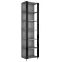 Стеллаж деревянный Мебельная компания е1 35x220x44 см нагрузка до 25 кг лдсп цвет бетон