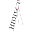 Стремянка алюминиевая Hailo 8050-807, 8 ступеней, максимальная нагрузка 150 кг