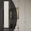 Дверь для шкафа Лион Байонна 39.6x225.8x1.9 см МДФ цвет латте