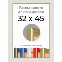 Рамка Первое ателье Niel-2gm-32x45 32x45 см металл и пластик