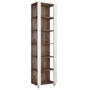 Стеллаж деревянный Мебельная компания е1 35x230x51 см нагрузка до 25 кг лдсп цвет крафт табачный