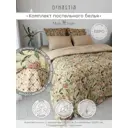 Комплект постельного белья Denastia NEW ERA COLLECTION C030101 бязь евро цвет зеленый