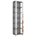 Стеллаж деревянный Мебельная компания е1 35x220x44 см нагрузка до 25 кг лдсп цвет бетон