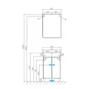 Тумба под раковину подвесная Aquaton 1A2381K1SY010 51.2см цвет белый, с раковиной