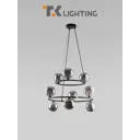Светильник подвесной Tk lighting Anabelle A068410 9 ламп 11 м² цвет графит, черный