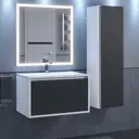 Тумба под раковину Uperwood 3930205150 подвесная 69.40см цвет белый