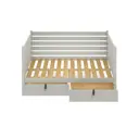 Кровать Solarius Tahta-spin120-190plat-2yash 130 x 101 x 200 см сосна цвет бежевый