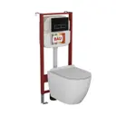 Комплект инсталляция с унитазом Bauedge NEO45700-BL0001-PRO-2-Q00020 цвет белый