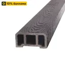 Перила прямоугольные ДПК 45x92x3000 мм венге