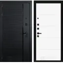 Входная дверь Labirintdoors Пазл П-13 левый 205x88см белый софт/лофт черный