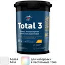 Краска для стен и потолков Parade Total 3 моющаяся матовая цвет белый база А 0.9 л