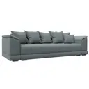 Диван раскладной Лига диванов 258x90x107 см рогожка цвет амур 07 серый