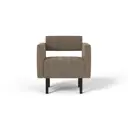 Кресло Salon tron Райн 71x82x54 см велюр цвет коричневый