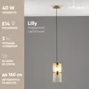 Светильник подвесной Moderli Brass V11080-1p 6 ламп 18 м² цвет прозрачный