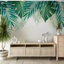 Фотообои флизелиновые Urban Style Изумрудные листья UST6802, 200x135 см