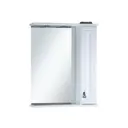 Зеркальный шкаф для ванной Misty Лувр П-Лвр03075-012П 75x80см белый;бежевый;серый