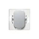 Выключатель встраиваемый Aling-conel Eon E605U.S Н5 1 клавиша цвет серебряный набор 5 шт.
