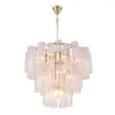 Люстра подвесная Crystal lux Rose Cu_2840_315 15 ламп 35 м² цвет бронза