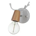 Настенный светильник Loft It Sven 10024-1w white цвет дерево/белый