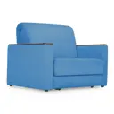 Кресло Beneli Мемфис с ящиком 118x96x108 см велюр цвет синий
