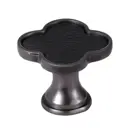 Мебельная ручка-кнопка Brante RK.1361.Z.Knob.Grey.black графит-черный Ø30 мм 4 шт
