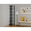 Стеллаж деревянный Мебельная компания е1 35x220x44 см нагрузка до 25 кг лдсп цвет серый диамант