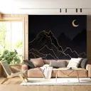 Фотообои флизелиновые Urban Style Светит месяц UST5808, 200x180 см